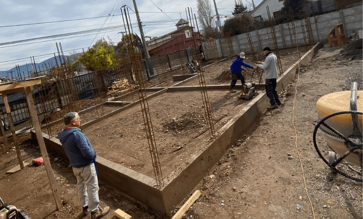 ¡Después de 22 años tendrán su sede! Avanza la construcción del nuevo centro comunitario en Villa Los Pimientos