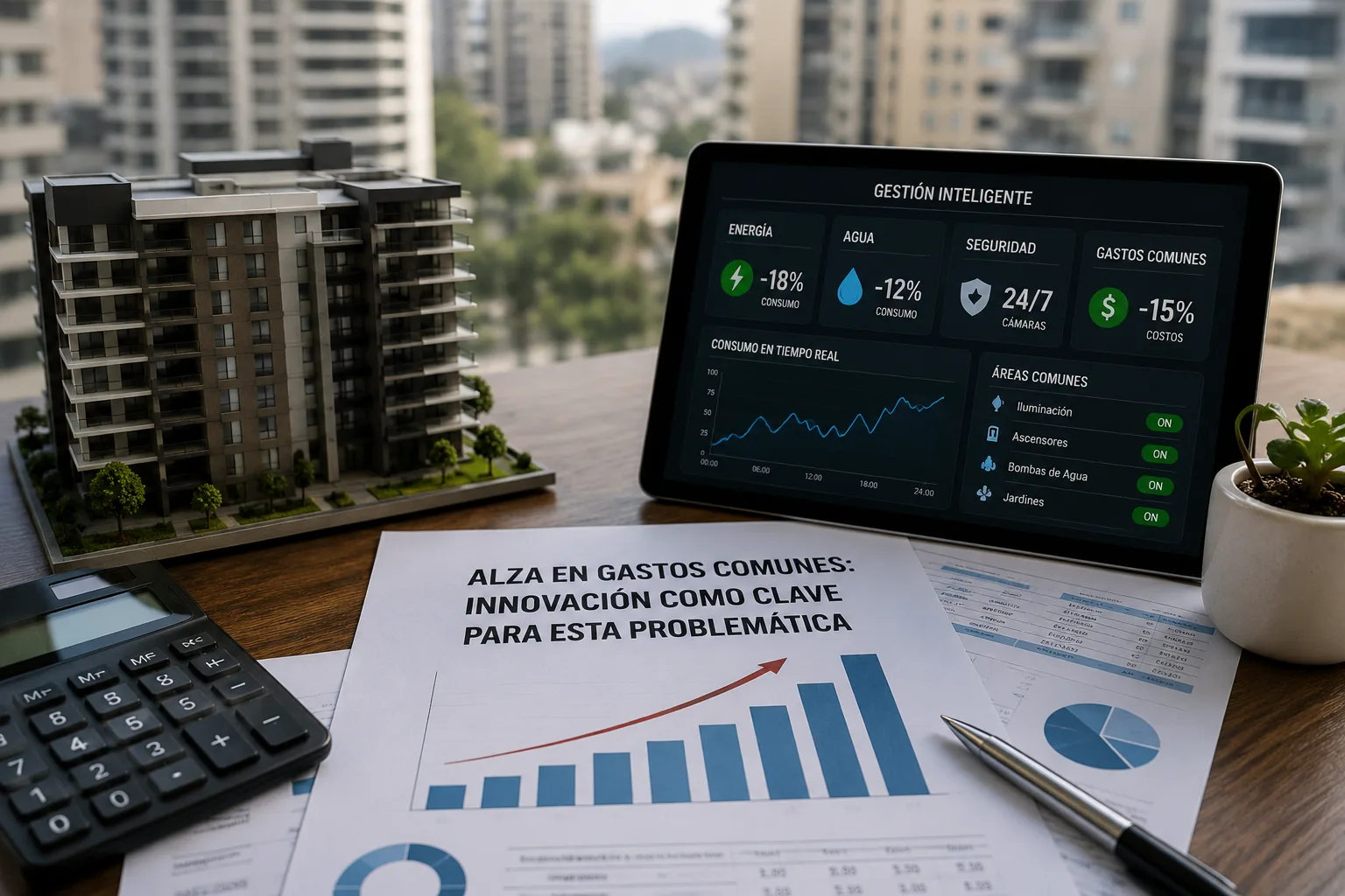 Alza en gastos comunes: Innovación como clave para esta problemática