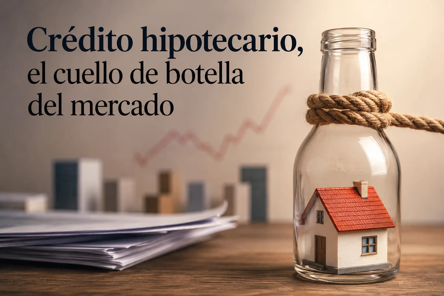 Crédito hipotecario, el cuello de botella del mercado